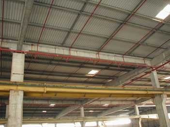 Image - Roof renovation sheet metal roof: trapezoidal sheet metal roof (underside of roof)