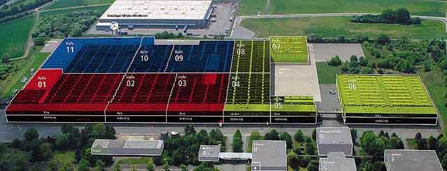 Dachsanierung durch ISOPOL auf einem Industriedach von 60.000 m²